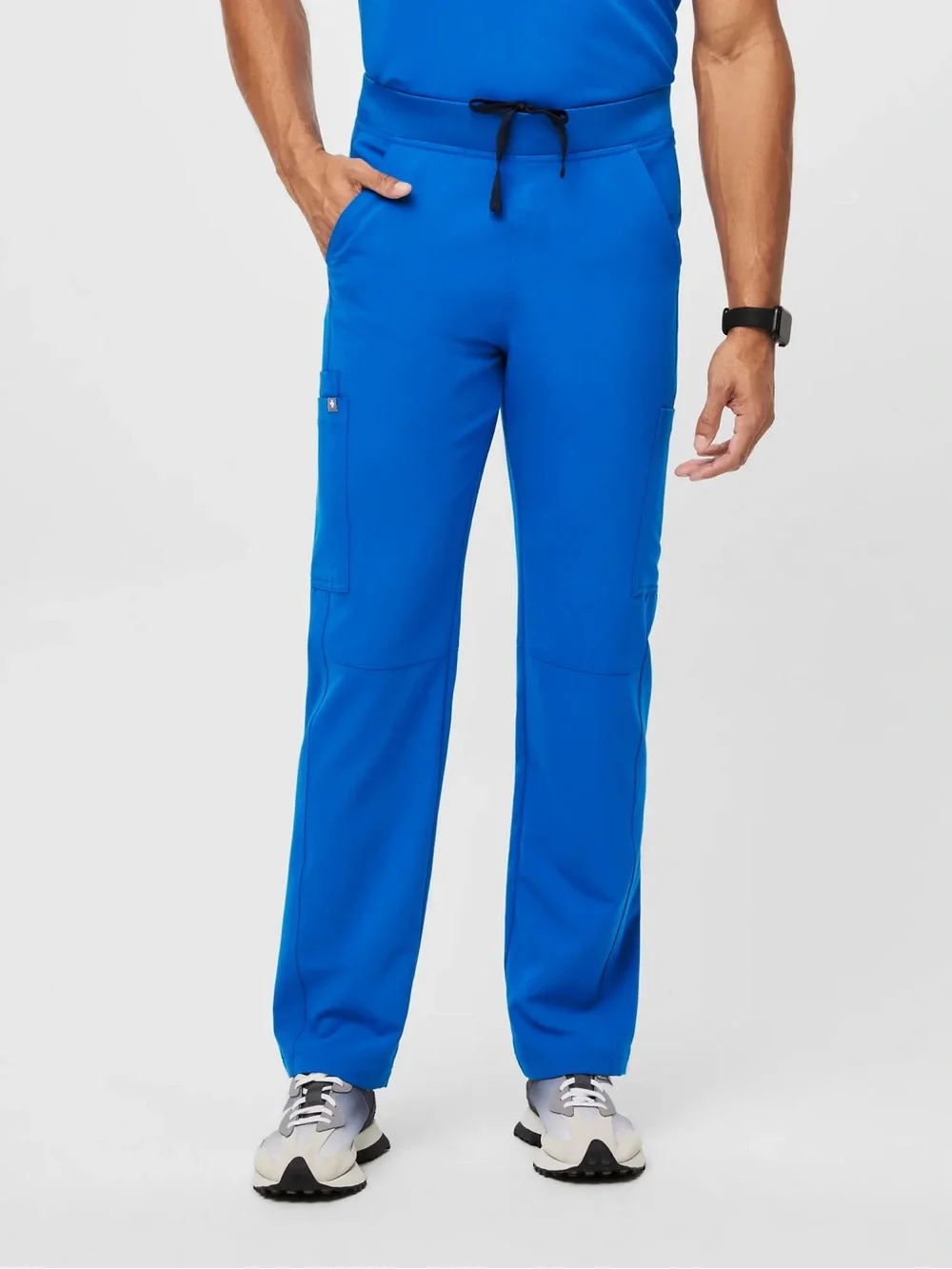 FIGS Axim Straight Leg Scrub Pants Men’s Medium Royal Blue Deep Royal Blue Lot 2
